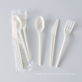 Eco friendly 100% compostable CPLA biodegradable cutlery set